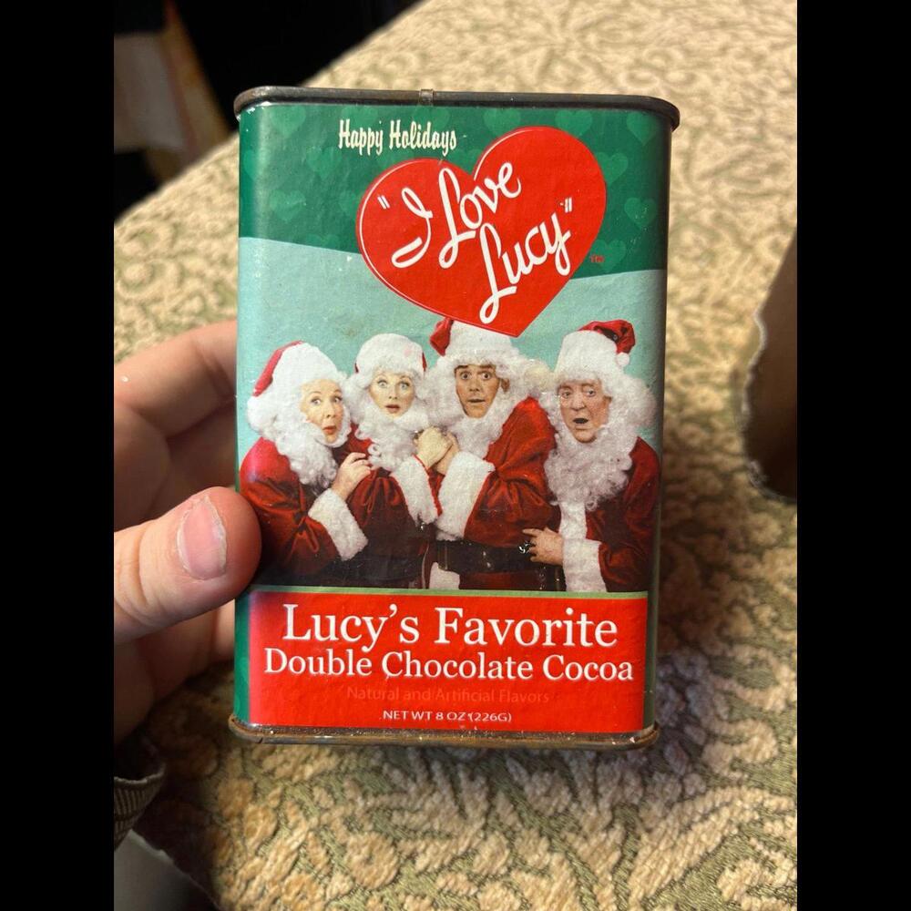 I love Lucy collector‎ hot chocolate tin Sealed!!